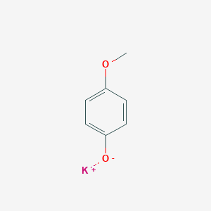 molecular formula C7H7KO2 B075317 Potassium p-methoxyphenolate CAS No. 1122-93-6