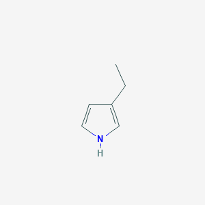 molecular formula C6H9N B075324 3-Ethyl-1H-pyrrole CAS No. 1551-16-2