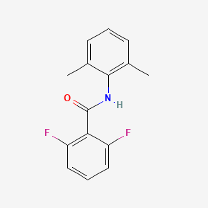 molecular formula C15H13F2NO B7532853 N-(2,6-dimethylphenyl)-2,6-difluorobenzamide 