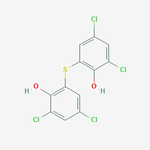molecular formula C12H6Cl4O2S B075329 双硫酚 CAS No. 1394-04-3