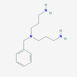molecular formula C13H23N3 B075330 N~1~-(3-Aminopropyl)-N~1~-benzylpropane-1,3-diamine CAS No. 1555-71-1