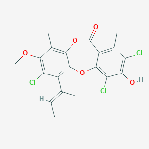 molecular formula C20H17Cl3O5 B075333 Methylustin CAS No. 1329-04-0