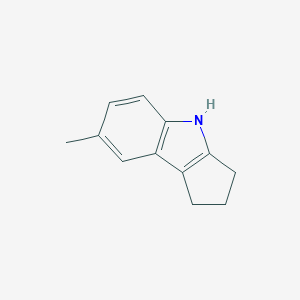 molecular formula C12H13N B075334 7-Methyl-1,2,3,4-tetrahydrocyclopenta[b]indole CAS No. 1130-93-4
