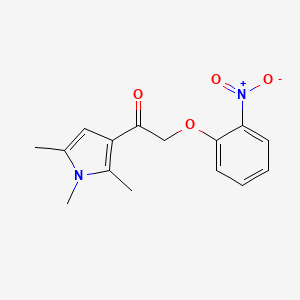 2-(2-Nitrophenoxy)-1-(1,2,5-trimethylpyrrol-3-yl)ethanone