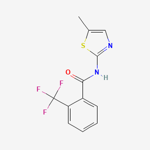 N-(5-methyl-1,3-thiazol-2-yl)-2-(trifluoromethyl)benzamide