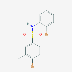4-bromo-N-(2-bromophenyl)-3-methylbenzenesulfonamide