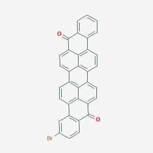 molecular formula C34H15BrO2 B075344 Benzo(rst)phenanthro(10,1,2-cde)pentaphene-9,18-dione, bromo- CAS No. 1324-17-0