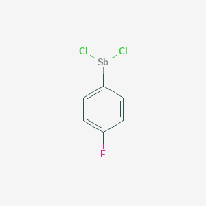 Dichloro-(4-fluorophenyl)stibane
