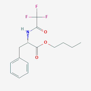molecular formula C15H18F3NO3 B075351 butyl (2S)-3-phenyl-2-[(2,2,2-trifluoroacetyl)amino]propanoate CAS No. 1550-95-4