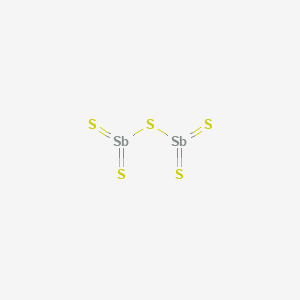molecular formula Sb2S5 B075353 Antimony(V) sulfide CAS No. 1315-04-4