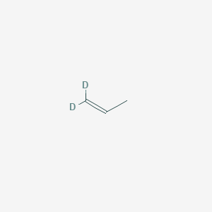 molecular formula C3H6 B075354 Propene-1,1-D2 CAS No. 1517-49-3
