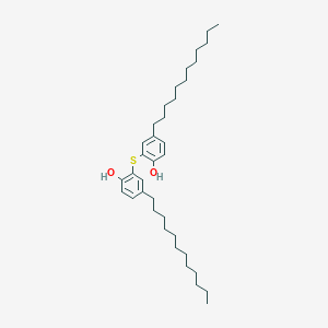 molecular formula C36H58O2S B075357 2,2'-Thiobis(4-dodecylphenol) CAS No. 1262-31-3