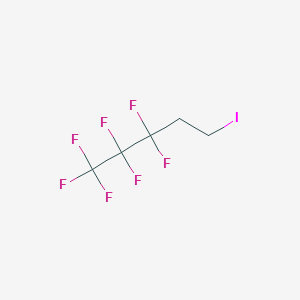 molecular formula C5H4F7I B075359 1,1,1,2,2,3,3-Heptafluoro-5-iodopentane CAS No. 1513-88-8