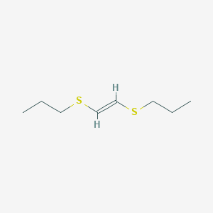 molecular formula C8H16S2 B075367 Propane, 1,1'-((1E)-1,2-ethenediylbis(thio))bis- CAS No. 1120-17-8