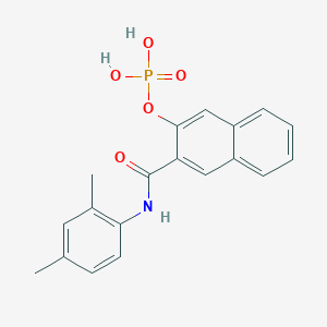 molecular formula C19H18NO5P B075370 Naphthol AS-MX phosphate CAS No. 1596-56-1