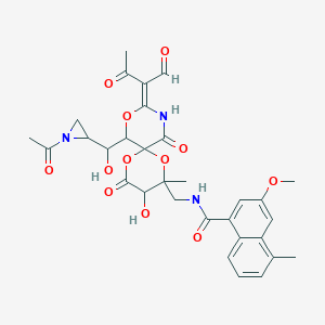 molecular formula C31H33N3O12 B075373 心肌亲和素 CAS No. 1403-29-8