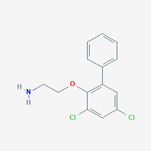 molecular formula C14H13Cl2NO B075375 2-(2,4-Dichloro-6-phenylphenoxy)ethylamine CAS No. 1422-18-0