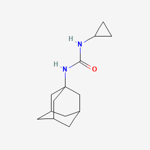 molecular formula C14H22N2O B7537853 N-adamantanyl(cyclopropylamino)carboxamide 