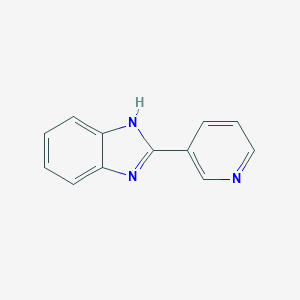 molecular formula C12H9N3 B075380 2-(3-Pyridyl)-benzimidazole CAS No. 1137-67-3