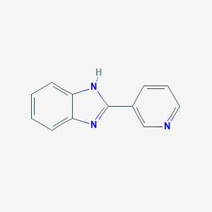 molecular formula C12H9N3 B075380 2-(Pyridin-3-yl)-1H-benzo[d]imidazole CAS No. 1137-67-3
