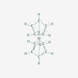 molecular formula C10H12W-2 B075385 Bis(cyclopentadienyl)tungsten dihydride CAS No. 1271-33-6