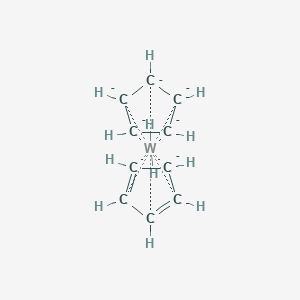 molecular formula C10H12W 10* B075385 Cyclopenta-1,3-diene;tungsten(2+) CAS No. 1271-33-6