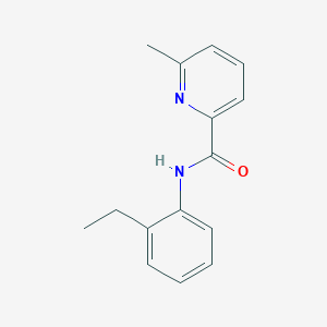 molecular formula C15H16N2O B7538518 N-(2-ethylphenyl)-6-methylpyridine-2-carboxamide 