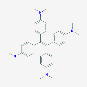 molecular formula C34H40N4 B075393 Tetrakis[p-(dimethylamino)phenyl]ethylene CAS No. 1261-86-5