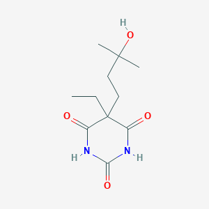 molecular formula C11H18N2O4 B075401 3'-Hydroxyamobarbital CAS No. 1421-07-4