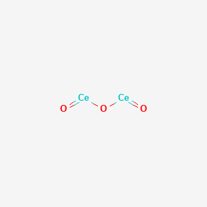 molecular formula Ce2O3 B075403 三氧化二铈 CAS No. 1345-13-7