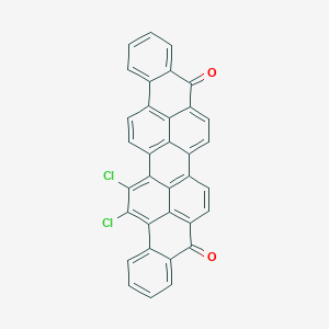 molecular formula C34H14Cl2O2 B075404 Dichloroviolanthrene-5,10-dione CAS No. 1324-56-7