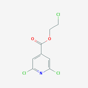 molecular formula C8H6Cl3NO2 B075405 2-Chloroethyl 2,6-dichloroisonicotinate CAS No. 1463-77-0
