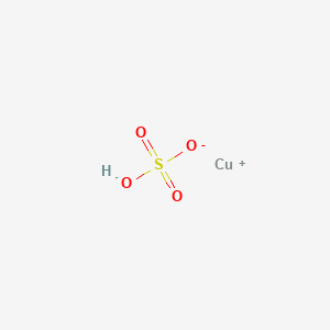 molecular formula Cu2H4O6S B075406 Sulfuric acid, copper salt, basic CAS No. 1344-73-6