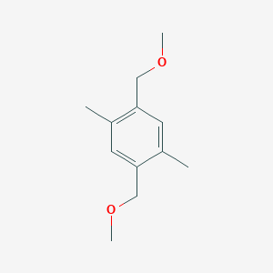 molecular formula C12H18O2 B075407 1,4-Bis(methoxymethyl)-2,5-dimethylbenzene CAS No. 1444-74-2