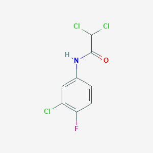 molecular formula C8H5Cl3FNO B7540846 LDCA 