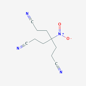 4-(2-Cyanoethyl)-4-nitroheptanedinitrile