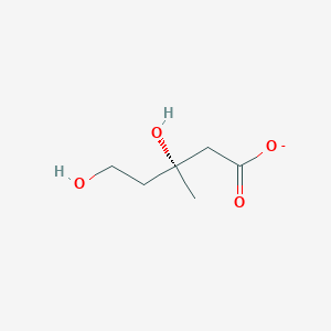 molecular formula C5H8O3 B075417 (R)-mevalonate CAS No. 1192-42-3