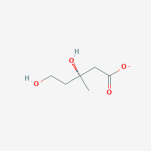 molecular formula C6H11O4- B075417 (R)-mevalonate CAS No. 1192-42-3