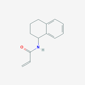 molecular formula C13H15NO B7541879 N-(1,2,3,4-Tetrahydronaphthalene-1-yl)acrylamide 
