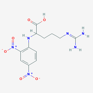 molecular formula C12H16N6O6 B075419 Nα-(2,4-二硝基苯基)-L-精氨酸 CAS No. 1602-42-2