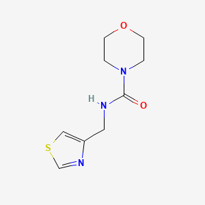 molecular formula C9H13N3O2S B7542640 N-(1,3-thiazol-4-ylmethyl)morpholine-4-carboxamide 