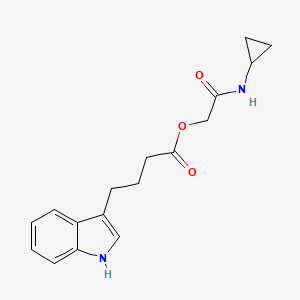 [2-(cyclopropylamino)-2-oxoethyl] 4-(1H-indol-3-yl)butanoate