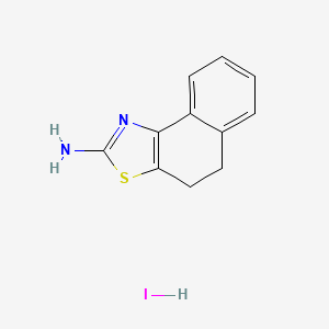 molecular formula C11H11IN2S B7543588 4,5-Dihydro-naphtho[1,2-d]thiazol-2-ylamine hydroiodide 