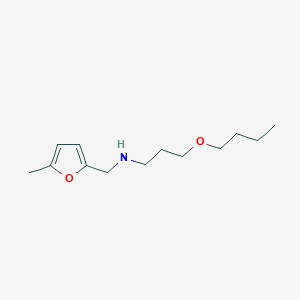 3-butoxy-N-[(5-methylfuran-2-yl)methyl]propan-1-amine