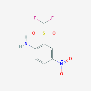 2-[(Difluoromethyl)sulfonyl]-4-nitroaniline