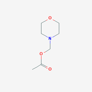 molecular formula C7H13NO3 B075437 (Morpholin-4-yl)methyl acetate CAS No. 1523-04-2