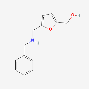 molecular formula C13H15NO2 B7544100 (5-((Benzylamino)methyl)furan-2-yl)methanol 