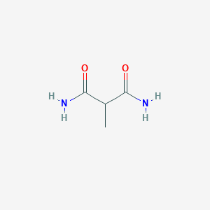 molecular formula C4H8N2O2 B075449 2-甲基丙二酰胺 CAS No. 1113-63-9