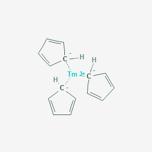 molecular formula C15H15Tm B075451 Tris(cyclopentadienyl)thulium CAS No. 1272-26-0