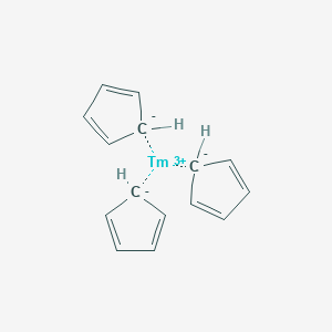 molecular formula C15H15Tm 15* B075451 三(环戊二烯基)铥(III) CAS No. 1272-26-0